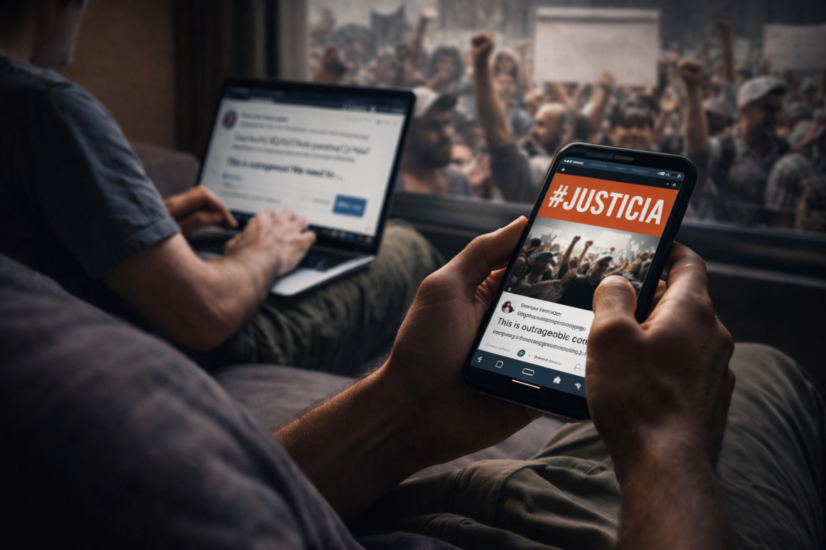 Indignados… pero sentados